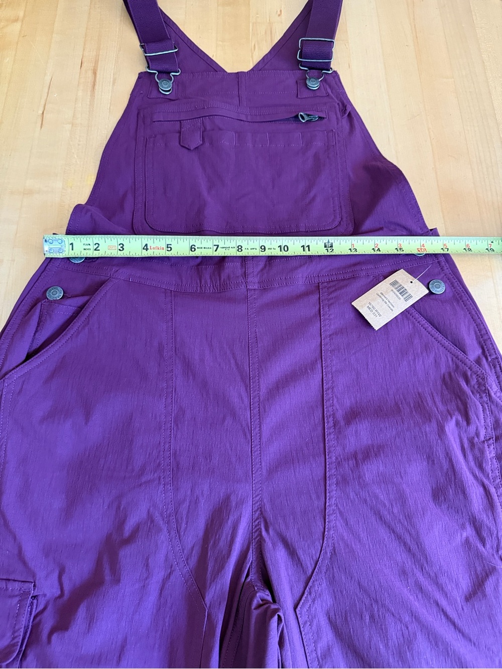 NEW* Duluth Trading 🌺🪻Heirloom Gardening Bib Overalls in Purple Size M NWT - Picture 8 of 10